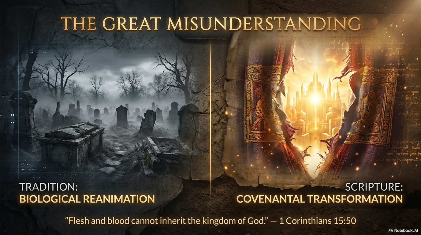 Contrast: Biological Reanimation vs Covenantal Transformation
